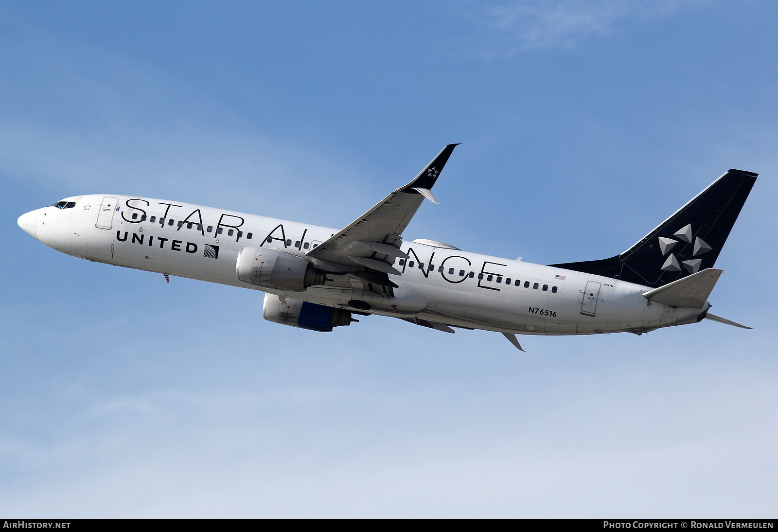 Aircraft Photo of N76516 | Boeing 737-824 | United Airlines | AirHistory.net #707658