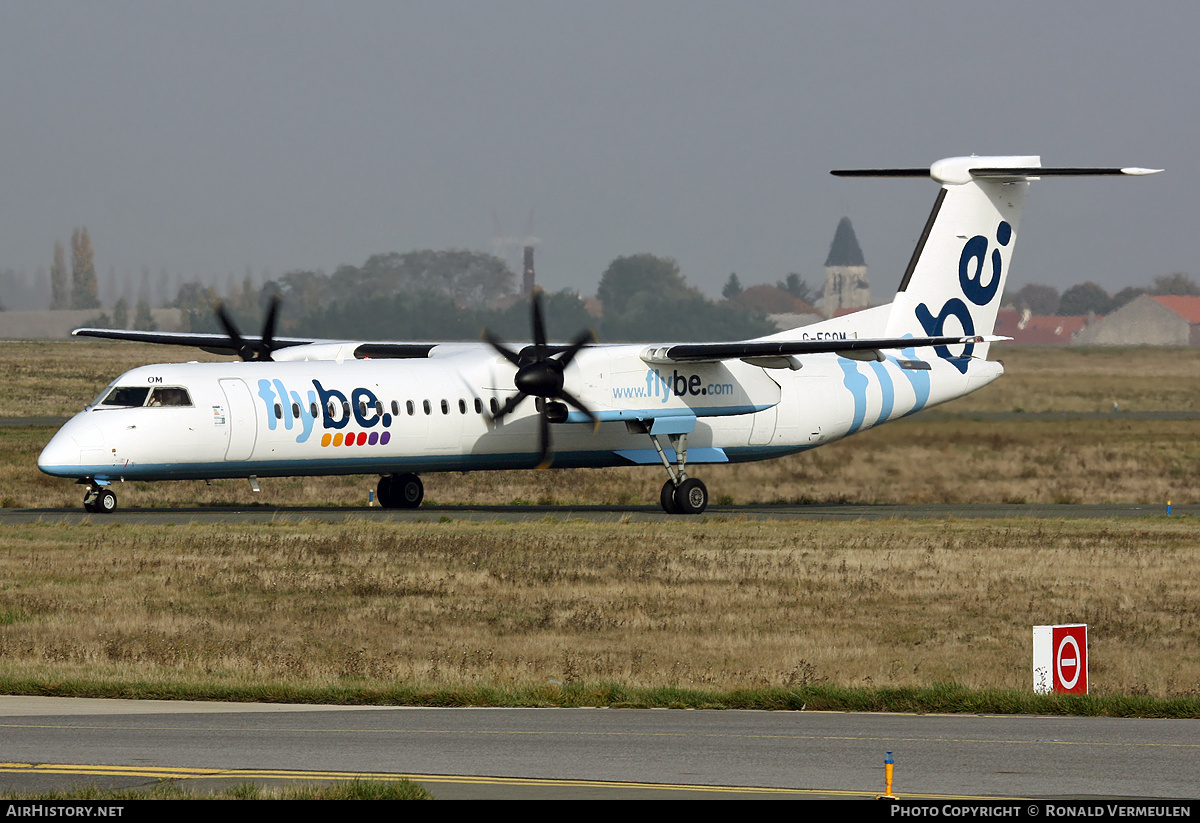 Aircraft Photo of G-ECOM | Bombardier DHC-8-402 Dash 8 | Flybe | AirHistory.net #707665