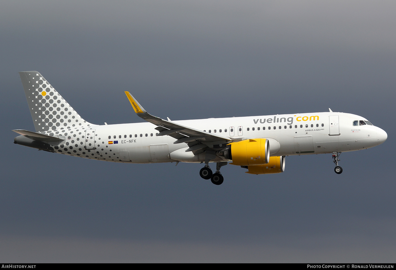Aircraft Photo of EC-NFK | Airbus A320-271N | Vueling Airlines | AirHistory.net #707669