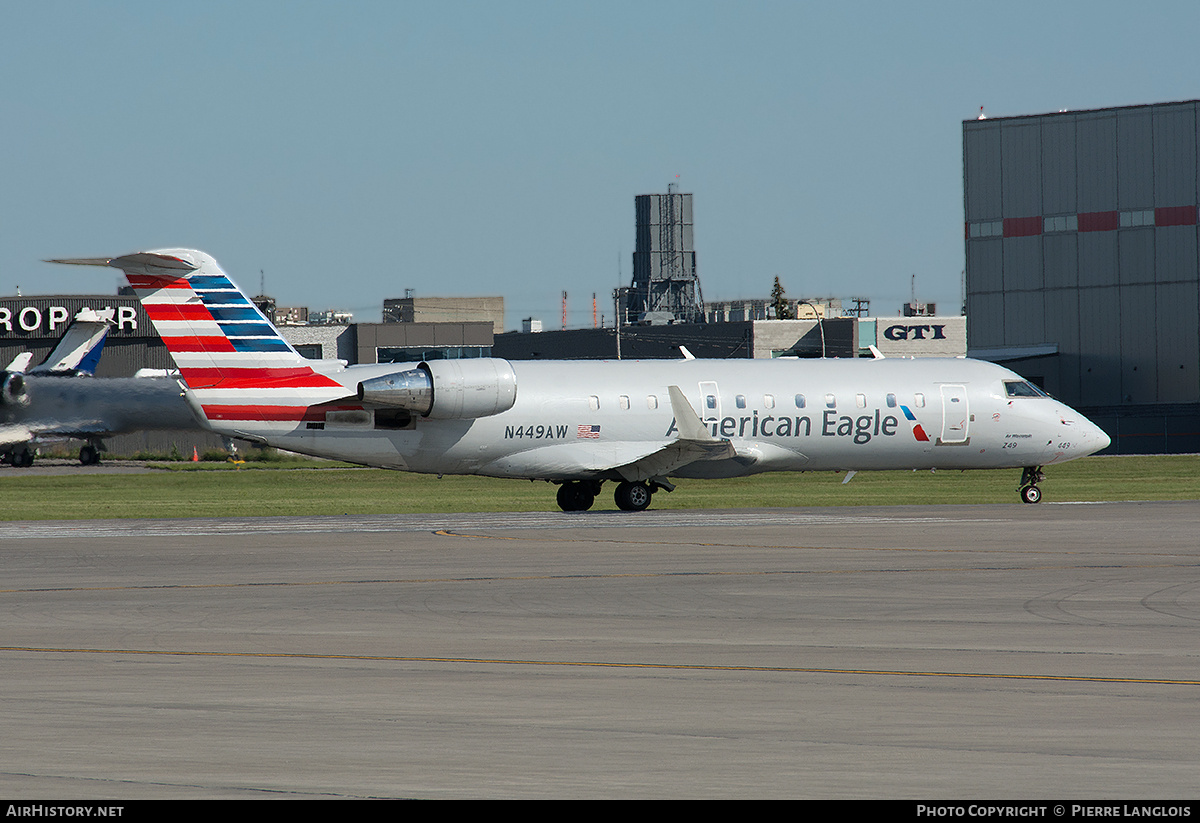 Aircraft Photo of N449AW | Bombardier CRJ-200LR (CL-600-2B19) | American Eagle | AirHistory.net #707731