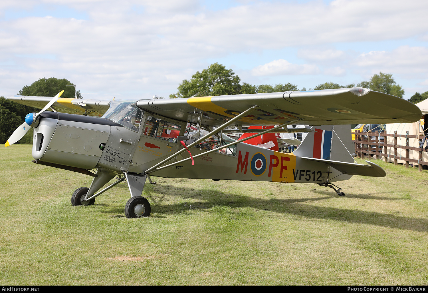Aircraft Photo of G-ARRX / VF512 | Beagle Auster 6A Tugmaster | UK - Air Force | AirHistory.net #707740