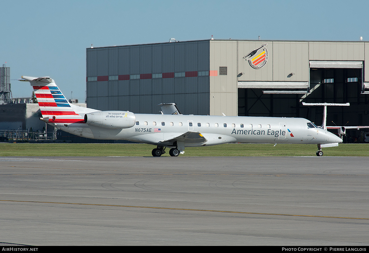 Aircraft Photo of N675AE | Embraer ERJ-145LR (EMB-145LR) | American Eagle | AirHistory.net #707742