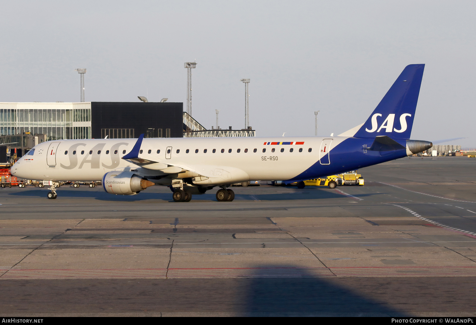 Aircraft Photo of SE-RSO | Embraer 195LR (ERJ-190-200LR) | Scandinavian Airlines - SAS | AirHistory.net #707748