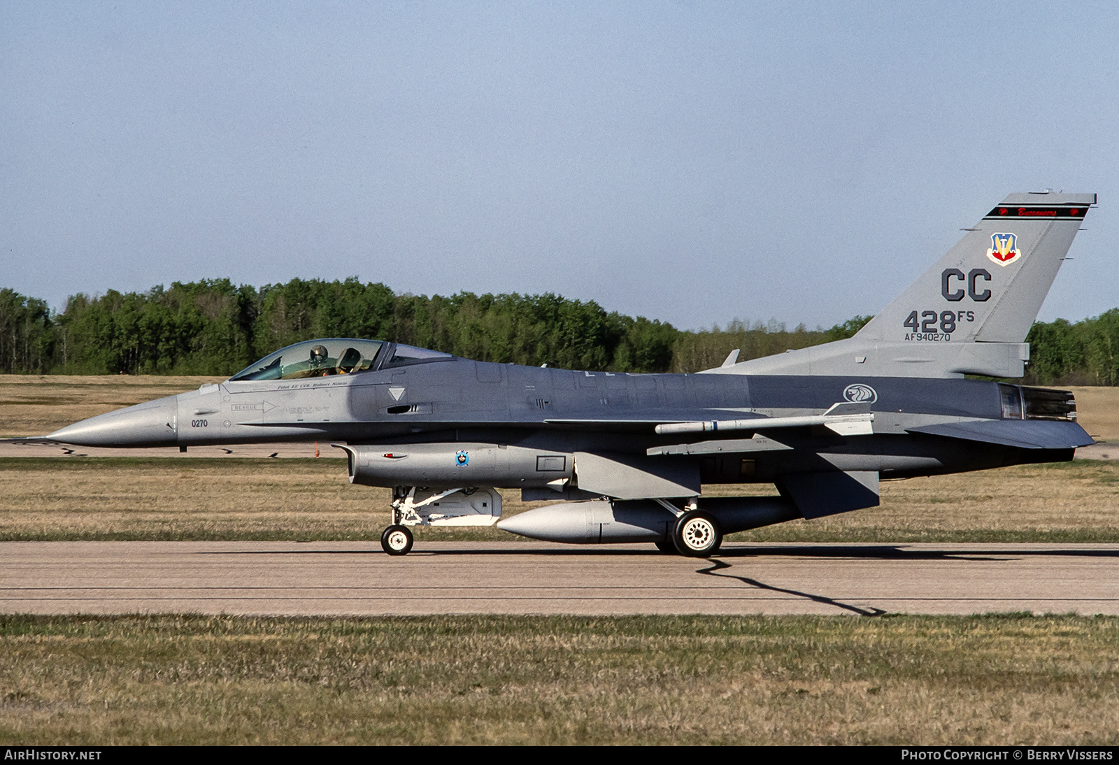 Aircraft Photo of 94-0270 / AF94-270 | General Dynamics F-16CJ Fighting Falcon | USA - Air Force | AirHistory.net #707761