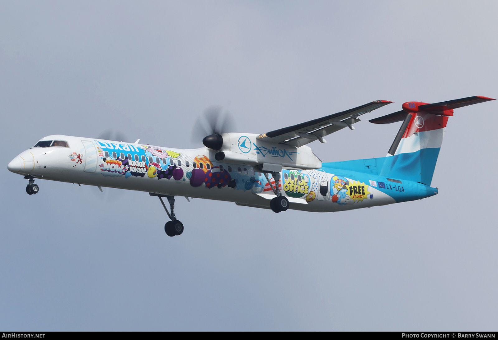Aircraft Photo of LX-LQA | Bombardier DHC-8-402 Dash 8 | Luxair | AirHistory.net #707791