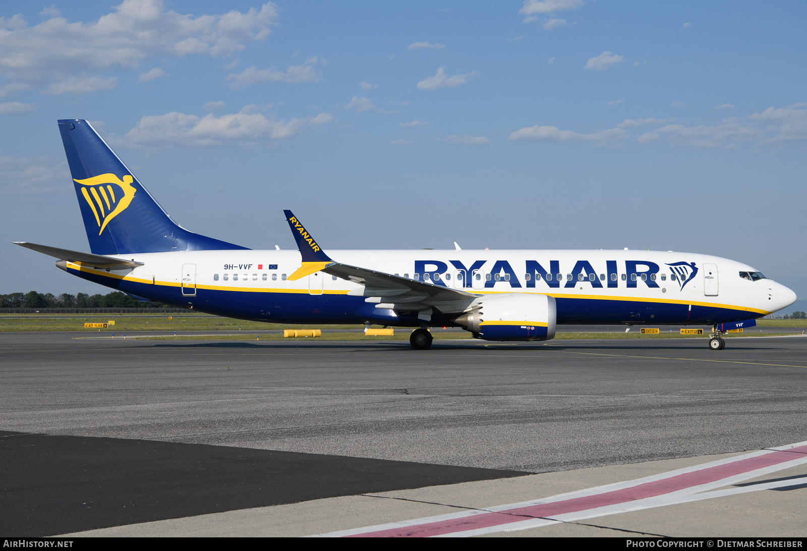 Aircraft Photo of 9H-VVF | Boeing 737-8200 Max 200 | Ryanair | AirHistory.net #707797