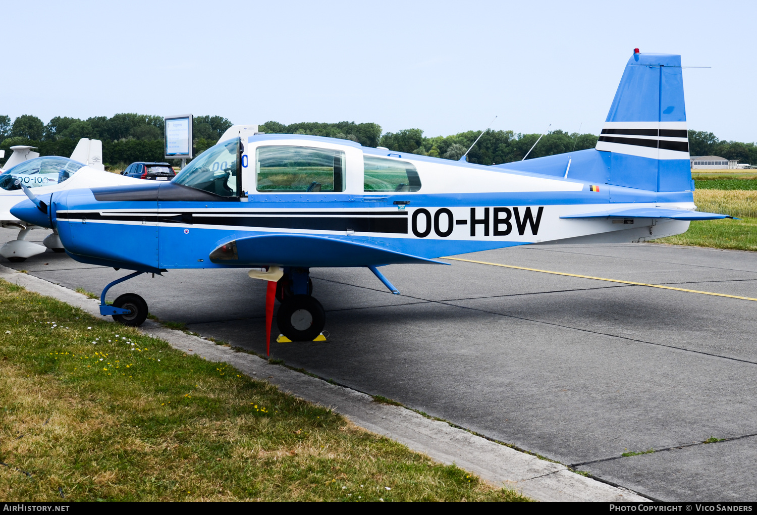 Aircraft Photo of OO-HBW | American AA-5 Traveler | AirHistory.net #707824