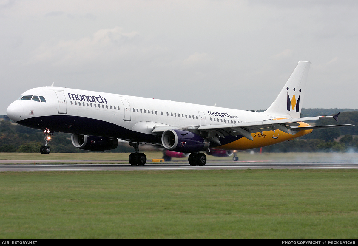 Aircraft Photo of G-OZBR | Airbus A321-231 | Monarch Airlines | AirHistory.net #707835