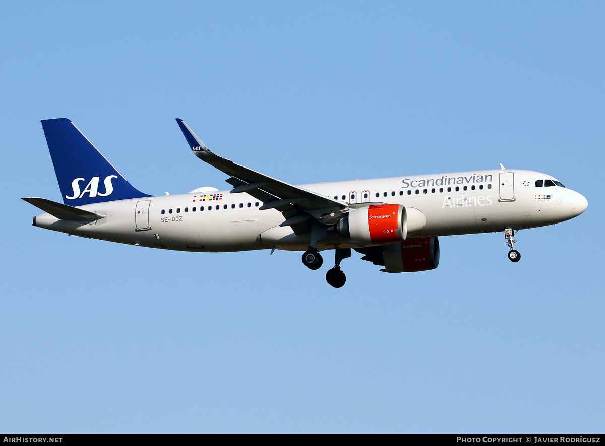 Aircraft Photo of SE-DOZ | Airbus A320-251N | Scandinavian Airlines - SAS | AirHistory.net #707847