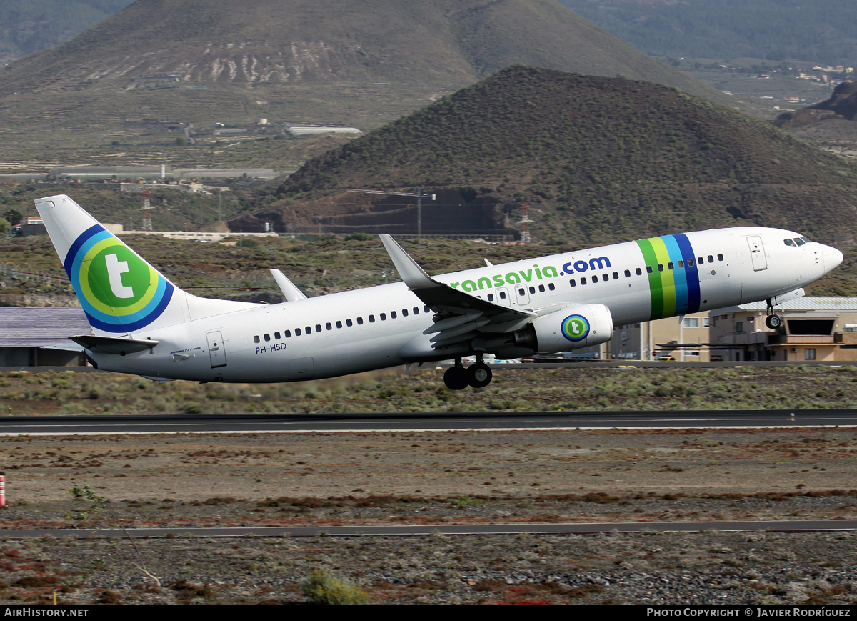 Aircraft Photo of PH-HSD | Boeing 737-8K2 | Transavia | AirHistory.net #707864