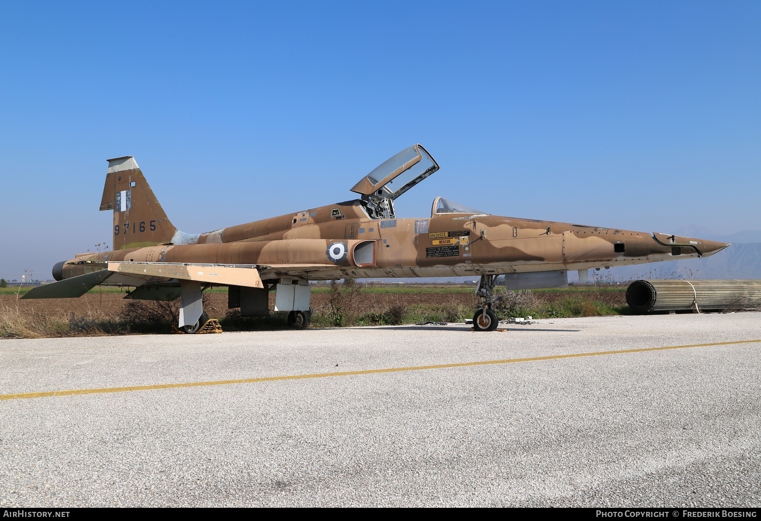 Aircraft Photo of 97165 | Northrop RF-5A Freedom Fighter | Greece - Air Force | AirHistory.net #707879