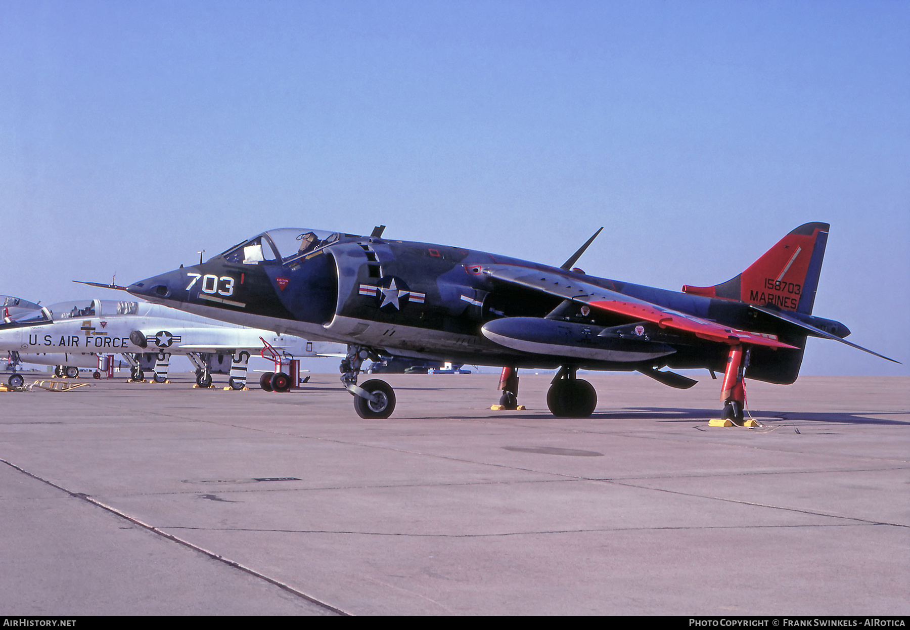 Aircraft Photo of 158703 / 703 | Hawker Siddeley AV-8A Harrier | USA - Marines | AirHistory.net #707915