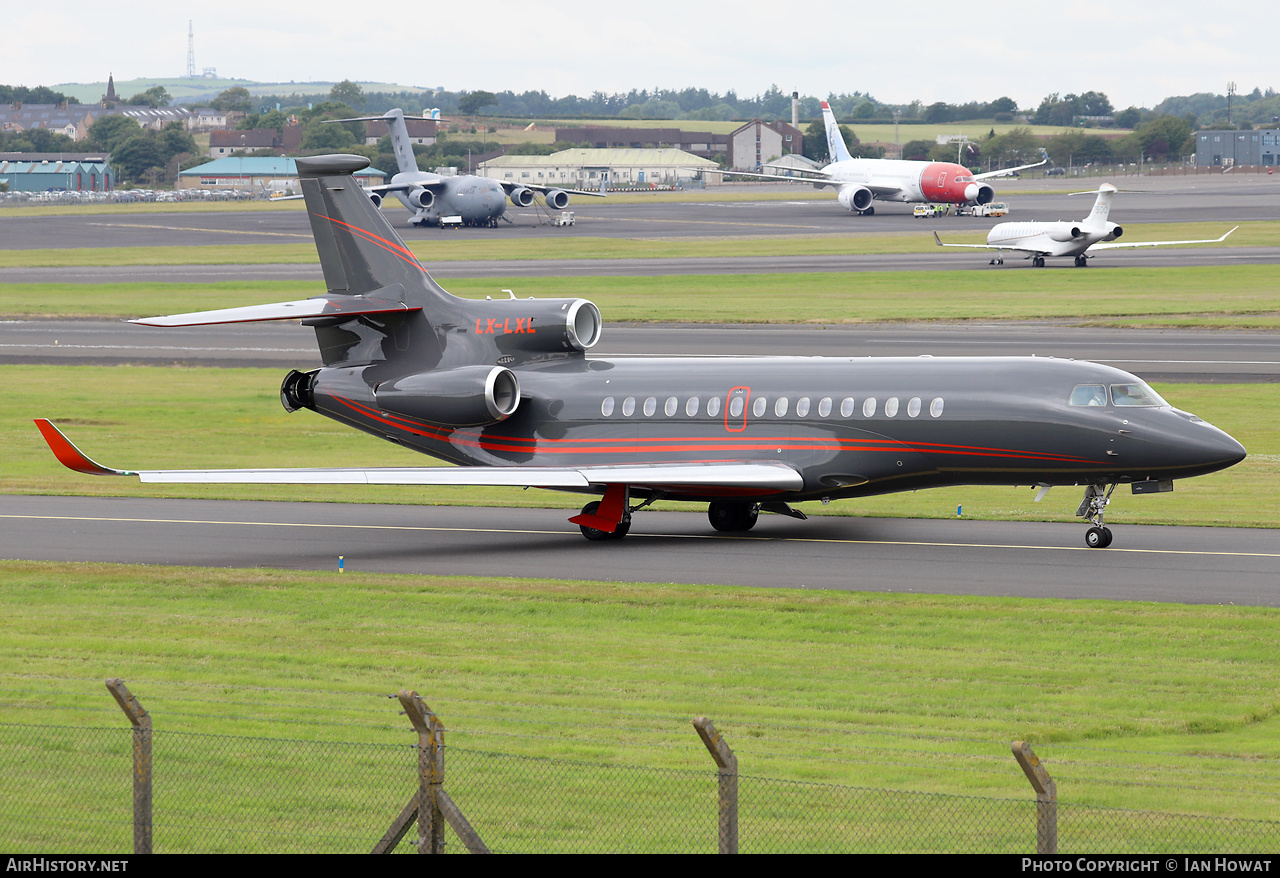 Aircraft Photo of LX-LXL | Dassault Falcon 8X | AirHistory.net #707923