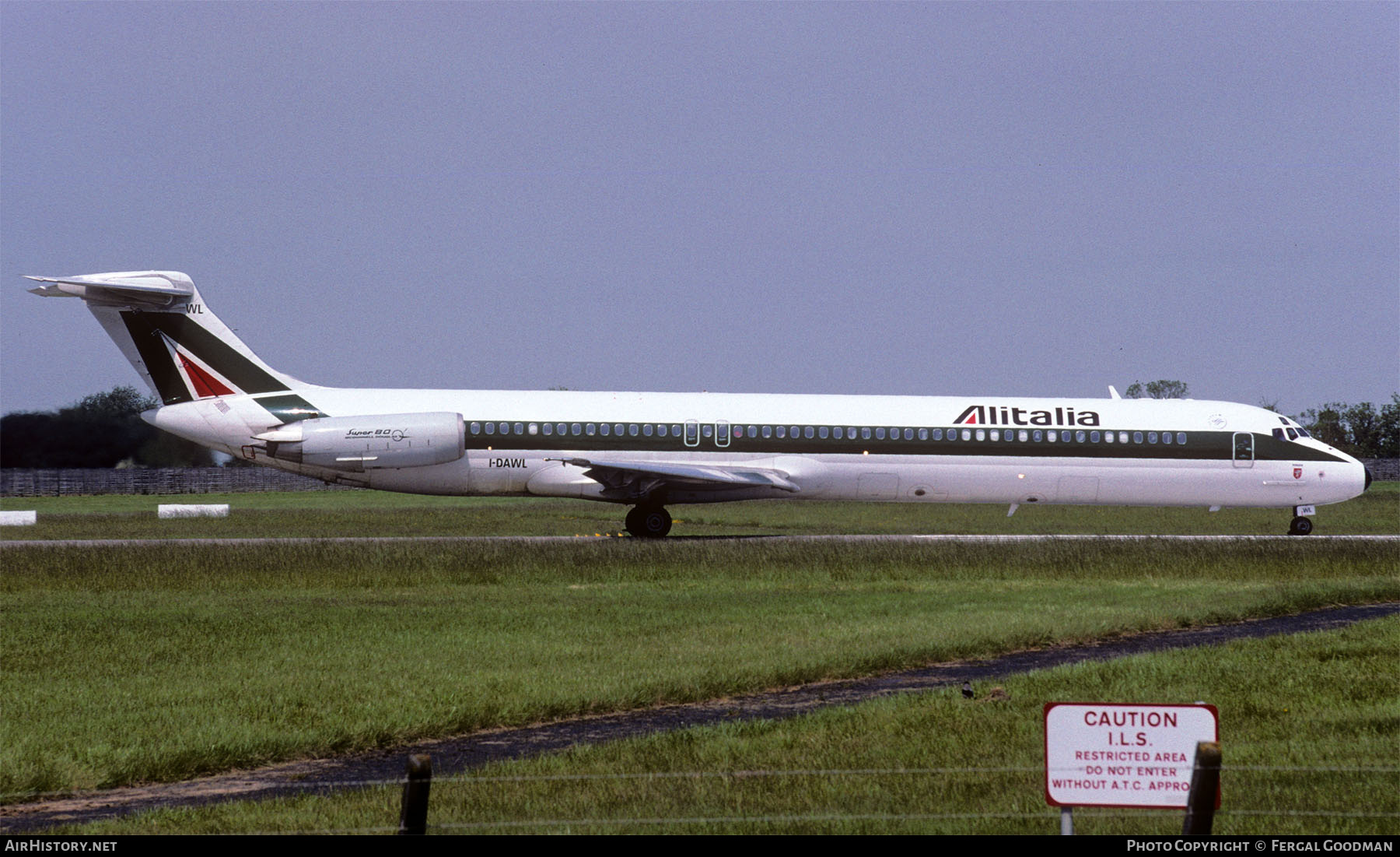 Aircraft Photo of I-DAWL | McDonnell Douglas MD-82 (DC-9-82) | Alitalia | AirHistory.net #707927