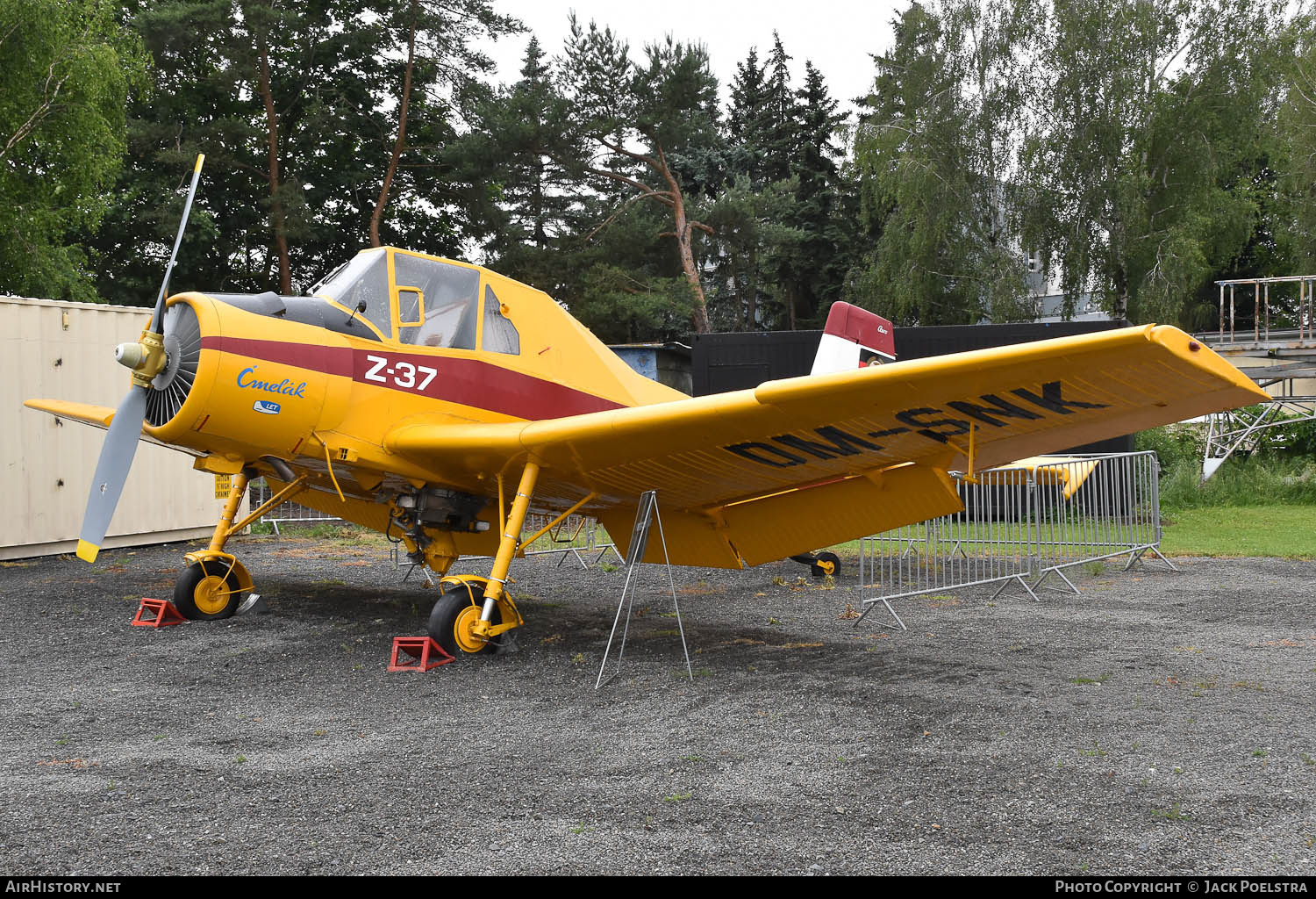 Aircraft Photo of DM-SNK | Let Z-37A Cmelak | Interflug | AirHistory.net #707943