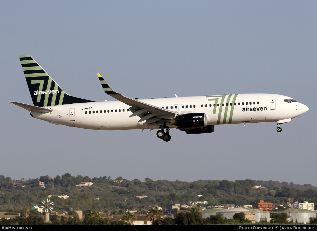 Aircraft Photo of OY-ASE | Boeing 737-8FH | Airseven | AirHistory.net #707963