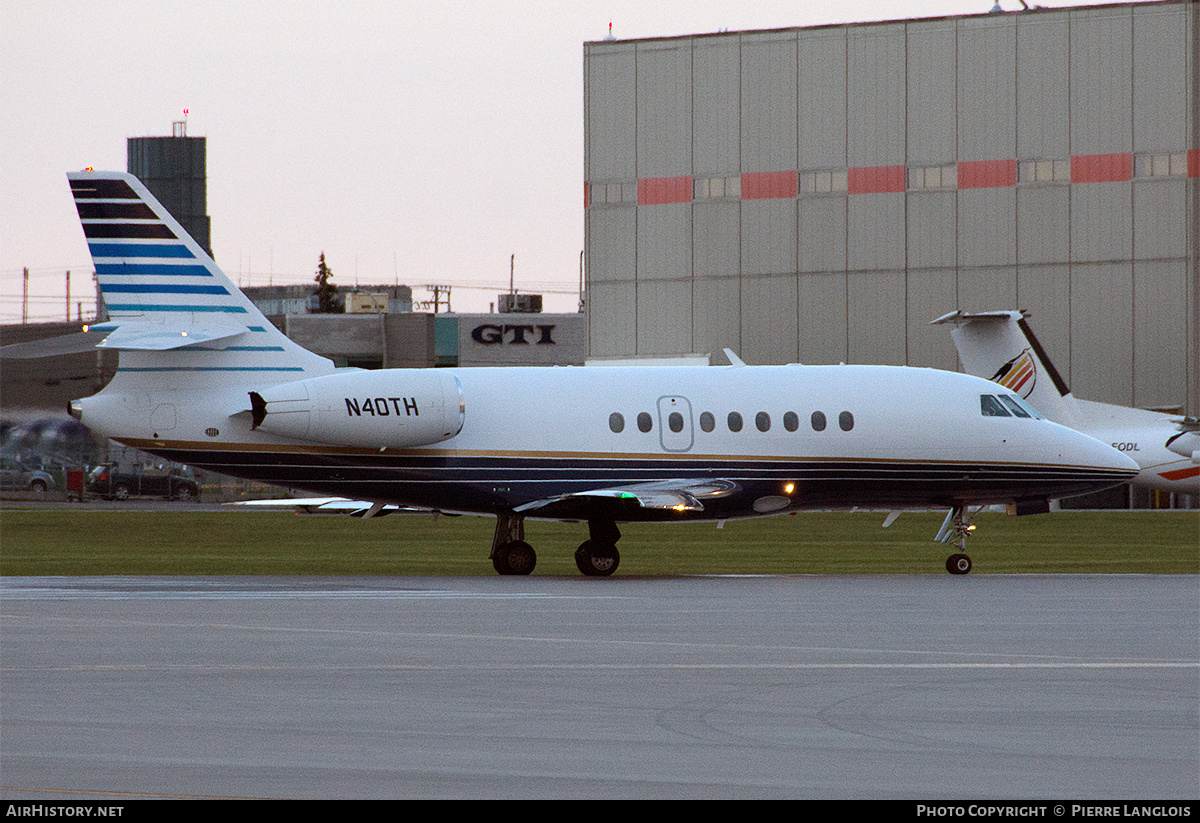Aircraft Photo of N40TH | Dassault Falcon 2000EX | AirHistory.net #708002