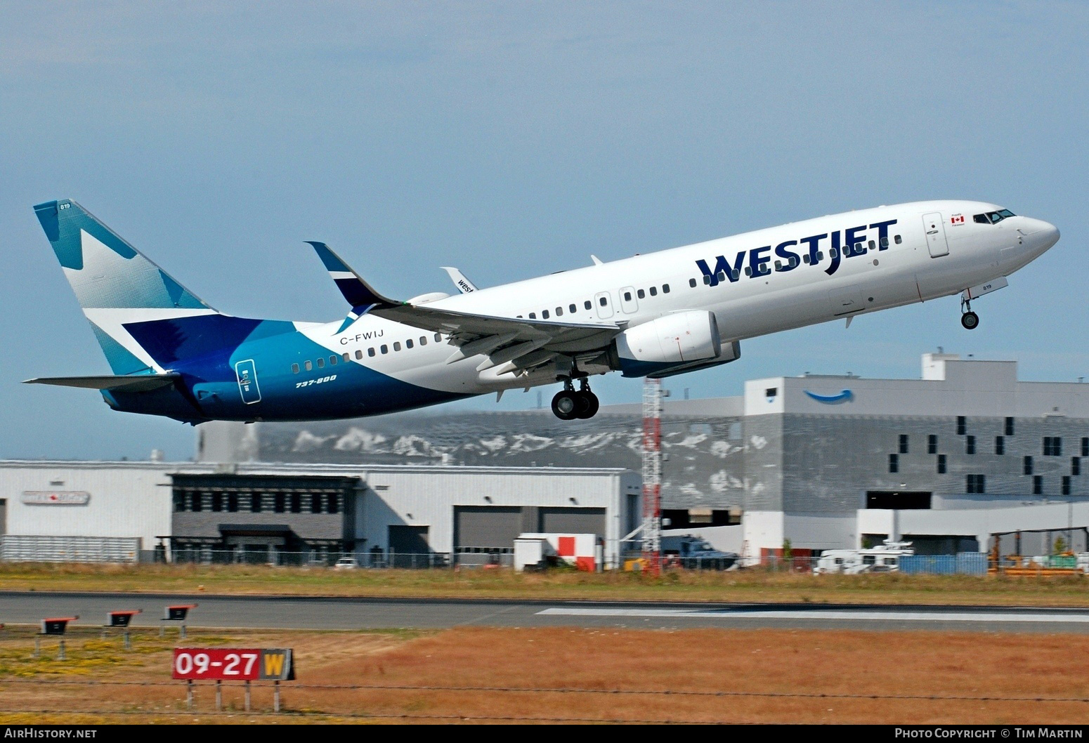 Aircraft Photo of C-FWIJ | Boeing 737-8CT | WestJet | AirHistory.net #708039
