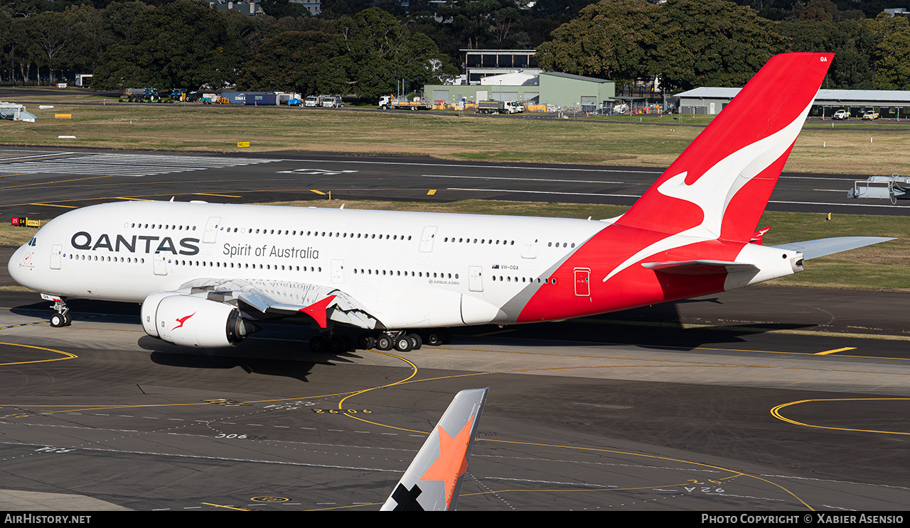 Aircraft Photo of VH-OQA | Airbus A380-842 | Qantas | AirHistory.net #708040