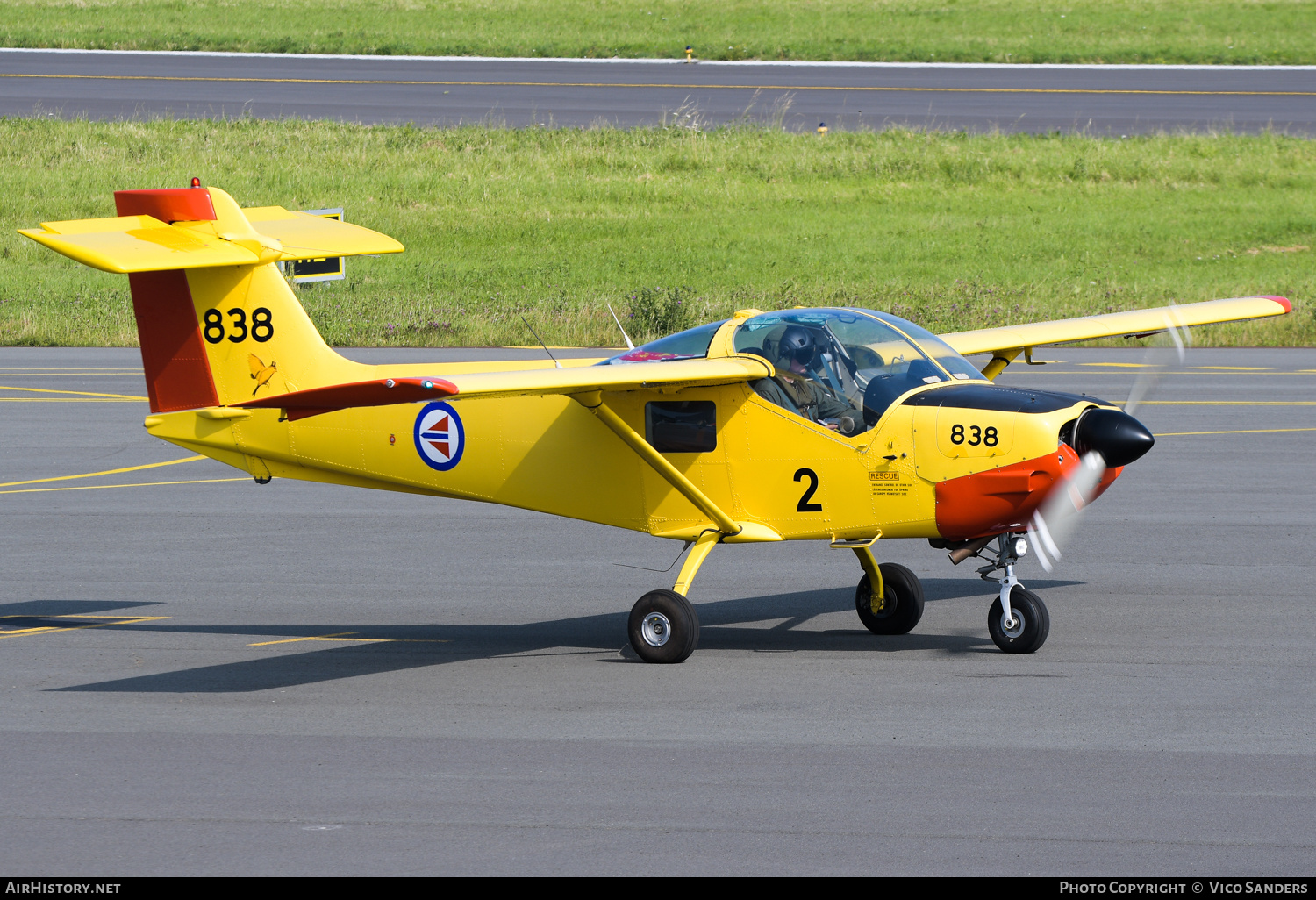 Aircraft Photo of 838 | Saab MFI-15-200A Safari | Norway - Air Force | AirHistory.net #708047