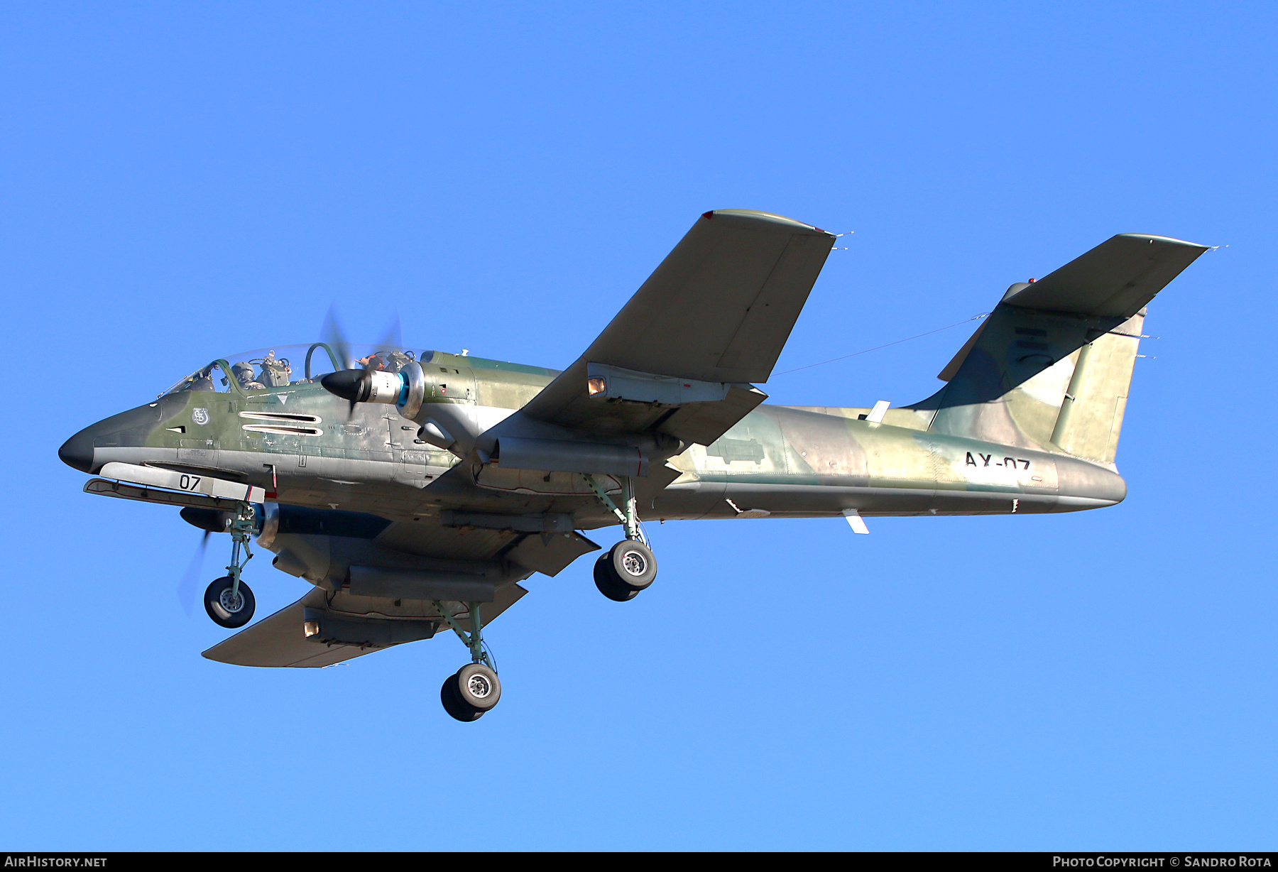 Aircraft Photo of AX-07 | FMA IA-58E Pucara | Argentina - Air Force | AirHistory.net #708049