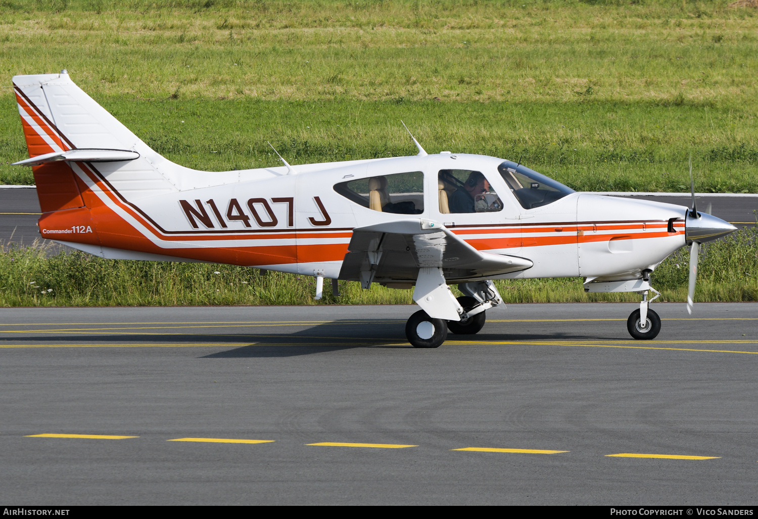 Aircraft Photo of N1407J | Rockwell Commander 112A | AirHistory.net #708051