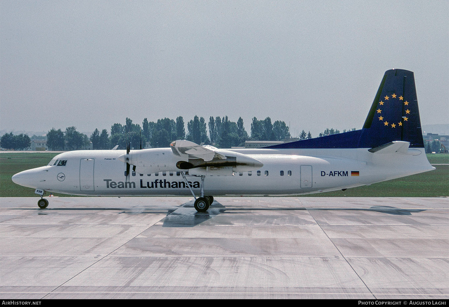 Aircraft Photo of D-AFKM | Fokker 50 | Team Lufthansa | AirHistory.net #708072