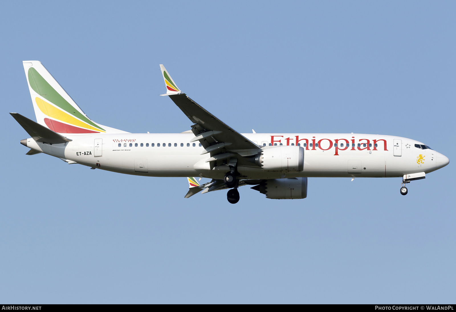 Aircraft Photo of ET-AZA | Boeing 737-8 Max 8 | Ethiopian Airlines | AirHistory.net #708111