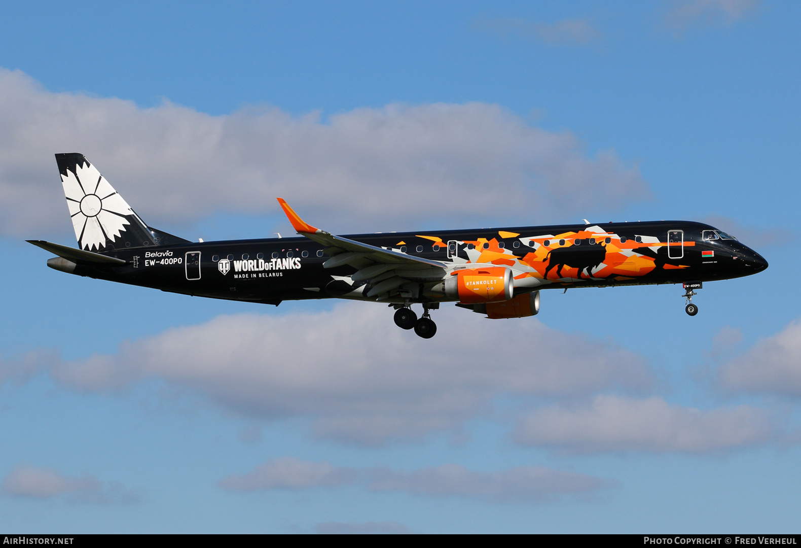 Aircraft Photo of EW-400PO | Embraer 195LR (ERJ-190-200LR) | Belavia | AirHistory.net #708113