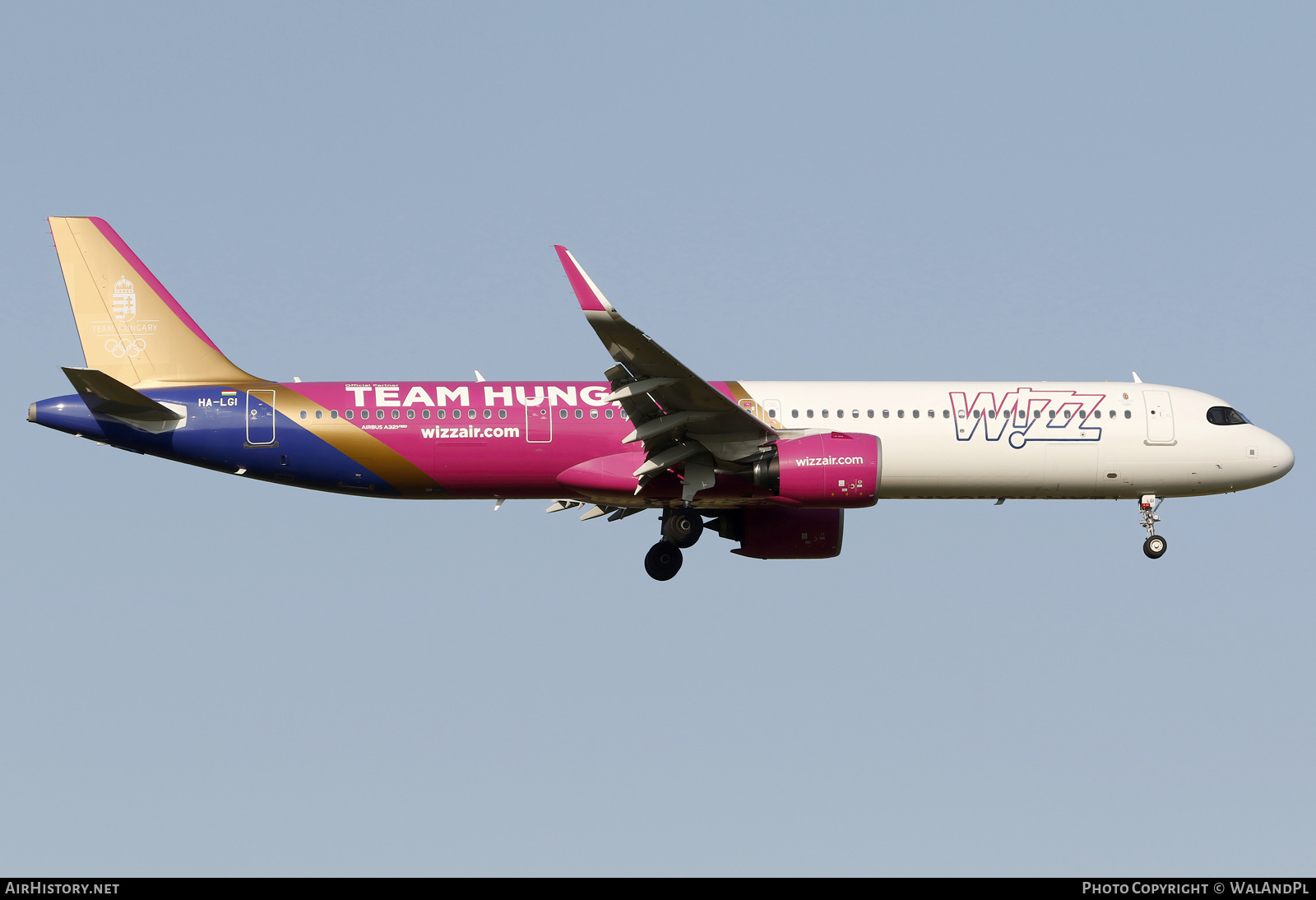 Aircraft Photo of HA-LGI | Airbus A321-271NX | Wizz Air | AirHistory.net #708119