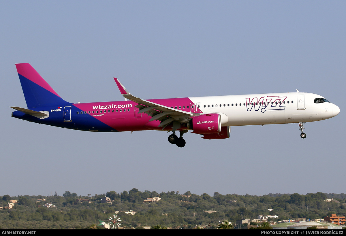 Aircraft Photo of 9H-WNA | Airbus A321-271NX | Wizz Air | AirHistory.net #708128