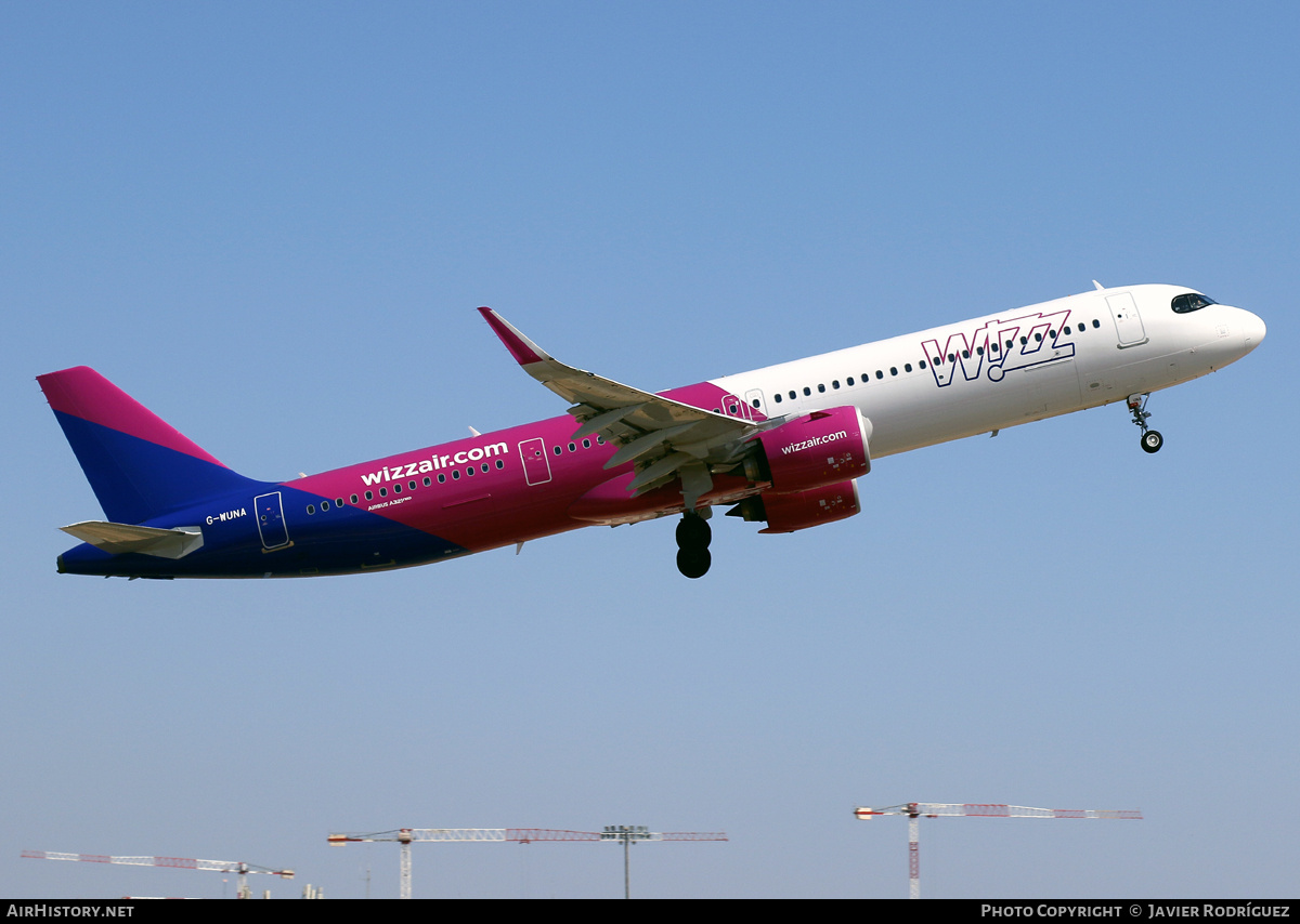Aircraft Photo of G-WUNA | Airbus A321-271NX | Wizz Air | AirHistory.net #708129