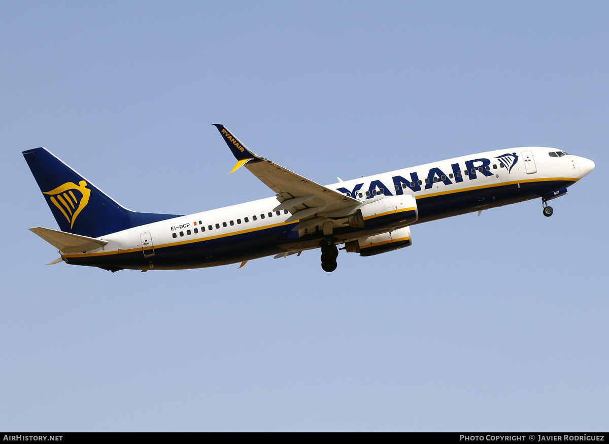 Aircraft Photo of EI-DCP | Boeing 737-8AS | Ryanair | AirHistory.net #708131