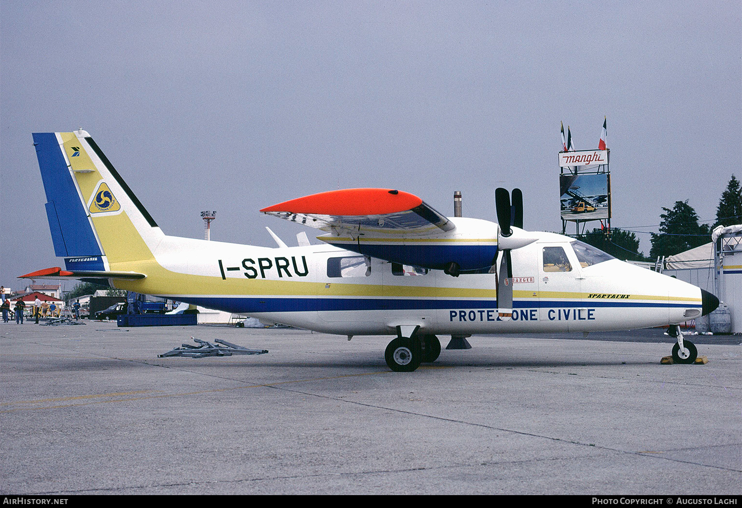 Aircraft Photo of I-SPRU | Partenavia AP-68TP-300 Spartacus | Protezione Civile | AirHistory.net #708142