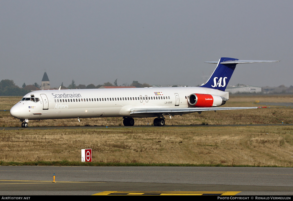 Aircraft Photo of LN-RMR | McDonnell Douglas MD-82 (DC-9-82) | Scandinavian Airlines - SAS | AirHistory.net #708146