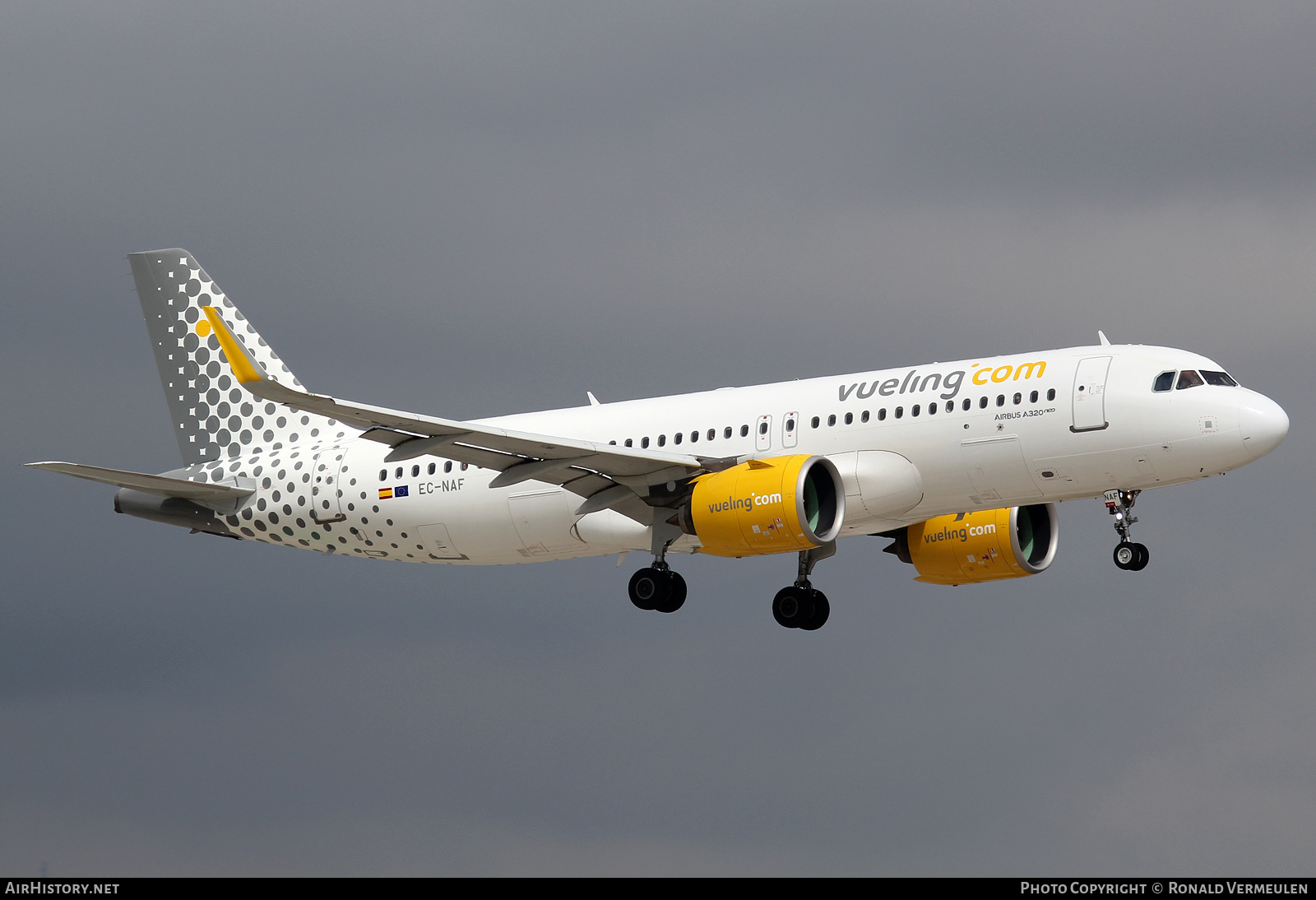 Aircraft Photo of EC-NAF | Airbus A320-271N | Vueling Airlines | AirHistory.net #708164