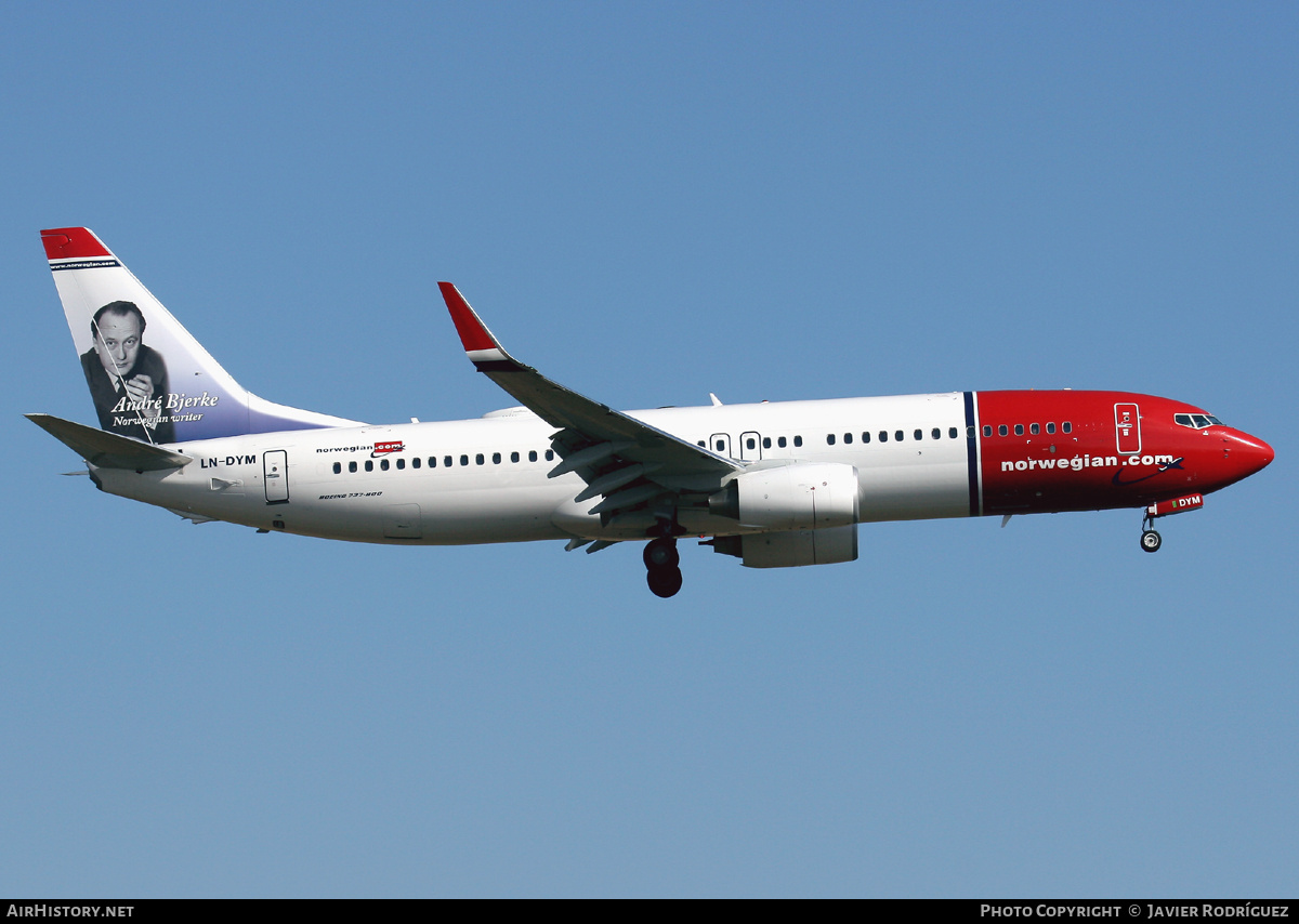 Aircraft Photo of LN-DYM | Boeing 737-8JP | Norwegian | AirHistory.net #708172