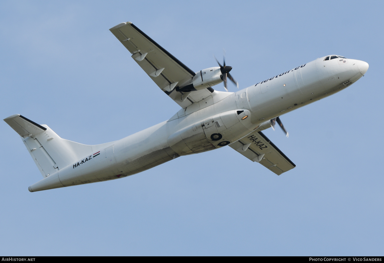 Aircraft Photo of HA-KAZ | ATR ATR-72-201/F | Fleet Air | AirHistory.net #708175