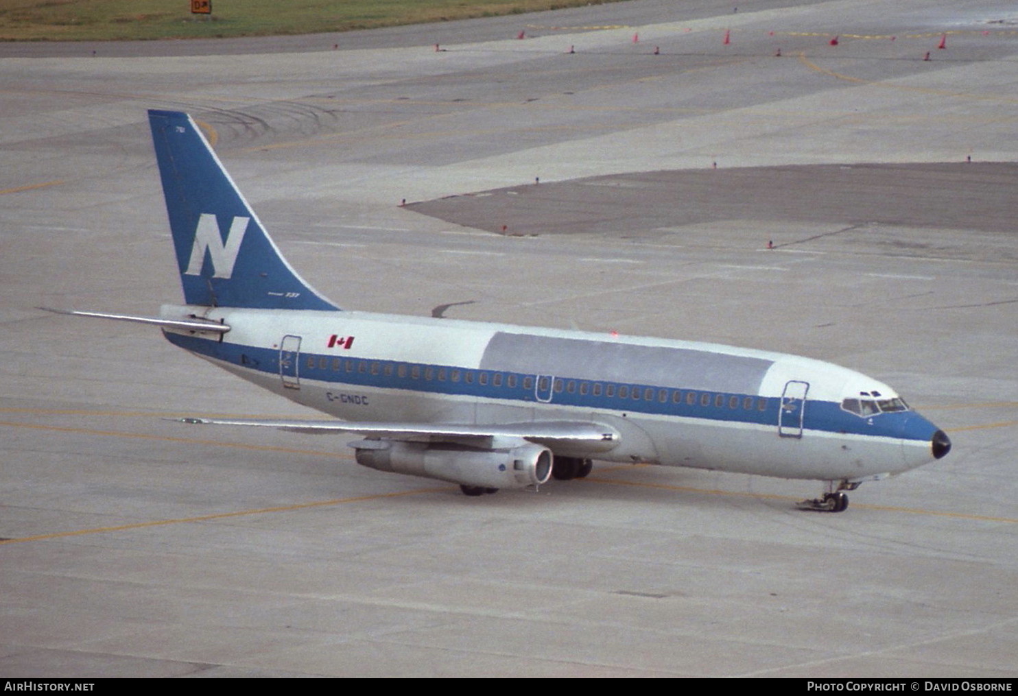 Aircraft Photo of C-GNDC | Boeing 737-242C/Adv | Nordair | AirHistory.net #708250
