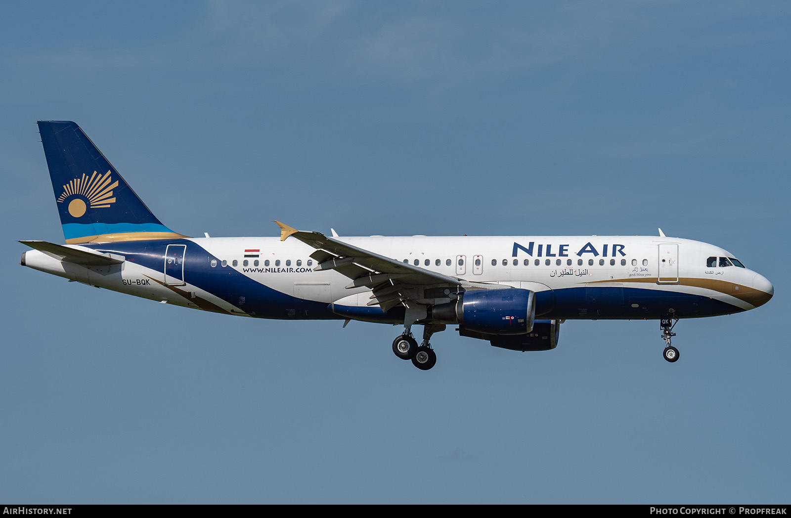 Aircraft Photo of SU-BQK | Airbus A320-214 | Nile Air | AirHistory.net #708266