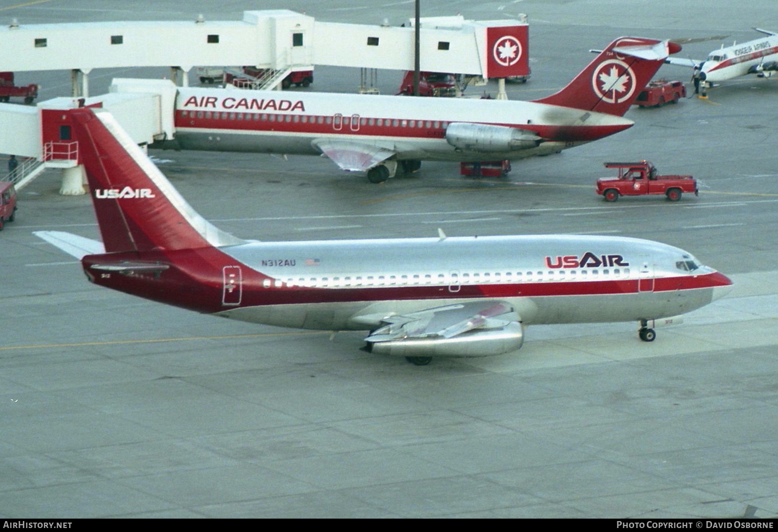 Aircraft Photo of N312AU | Boeing 737-2B7/Adv | USAir | AirHistory.net #708271