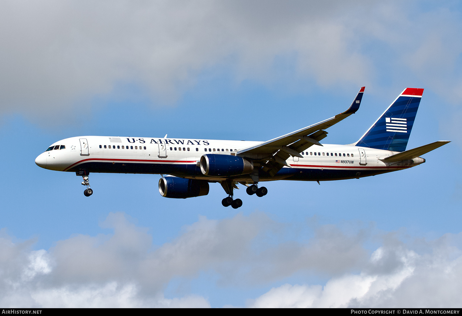 Aircraft Photo of N937UW | Boeing 757-2B7 | US Airways | AirHistory.net #708273