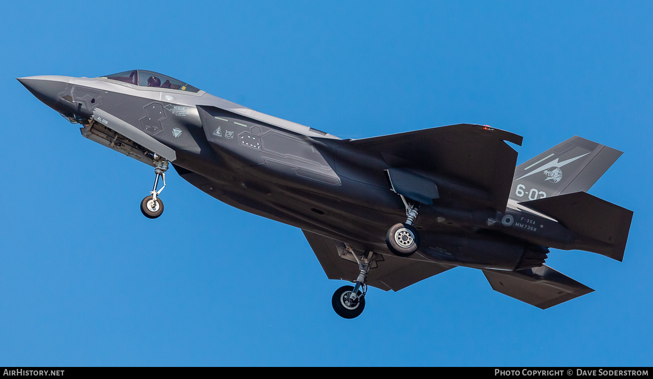 Aircraft Photo of MM7368 | Lockheed Martin F-35A Lightning II | Italy - Air Force | AirHistory.net #708312