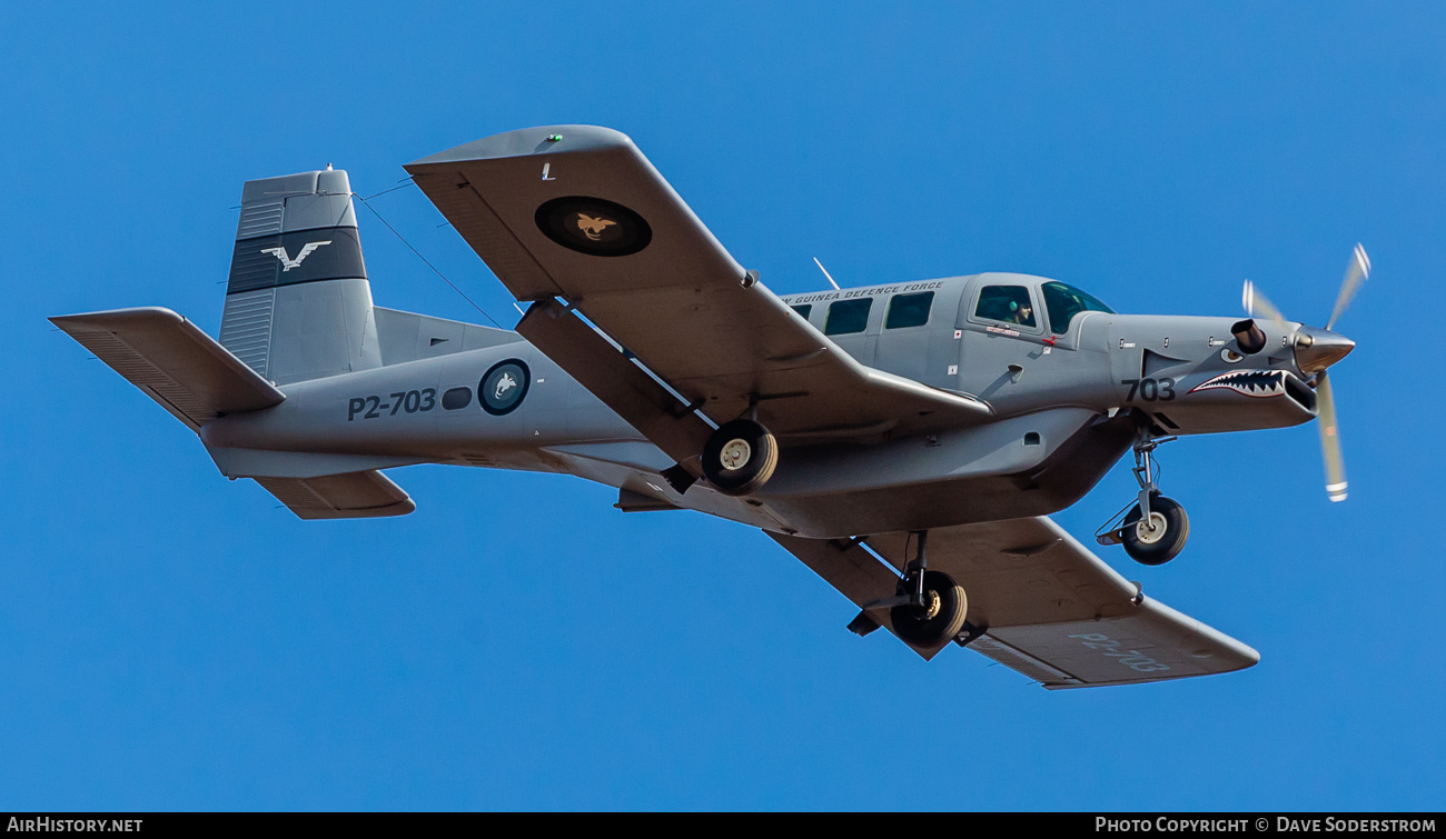 Aircraft Photo of P2-703 | Pacific Aerospace P-750XSTOL (750XL) | Papua New Guinea - Air Force | AirHistory.net #708322