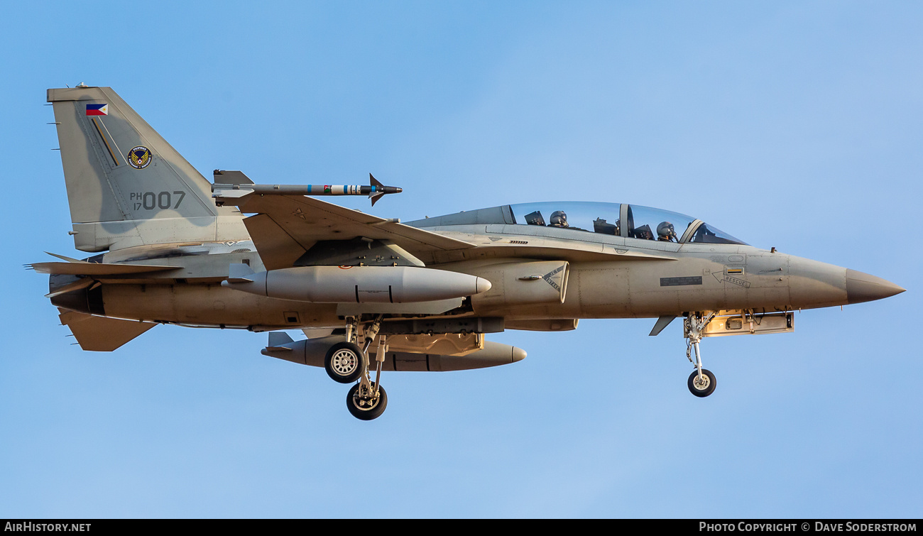 Aircraft Photo of 17-007 / PH17-007 | Korea Aerospace T-50PH Golden Eagle | Philippines - Air Force | AirHistory.net #708334