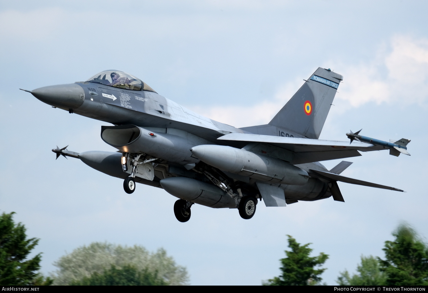 Aircraft Photo of 1609 | General Dynamics F-16AM Fighting Falcon | Romania - Air Force | AirHistory.net #708366