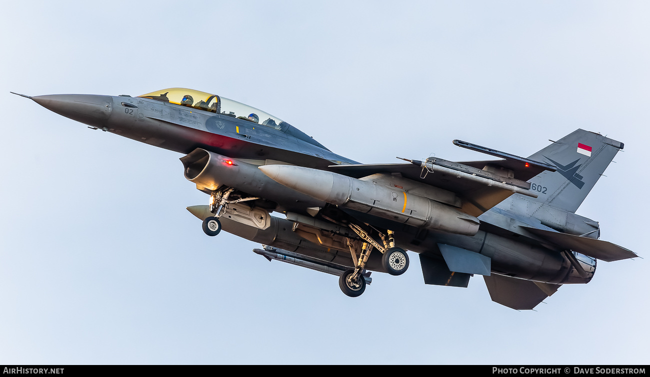 Aircraft Photo of TS-1602 | General Dynamics F-16BM Fighting Falcon | Indonesia - Air Force | AirHistory.net #708372