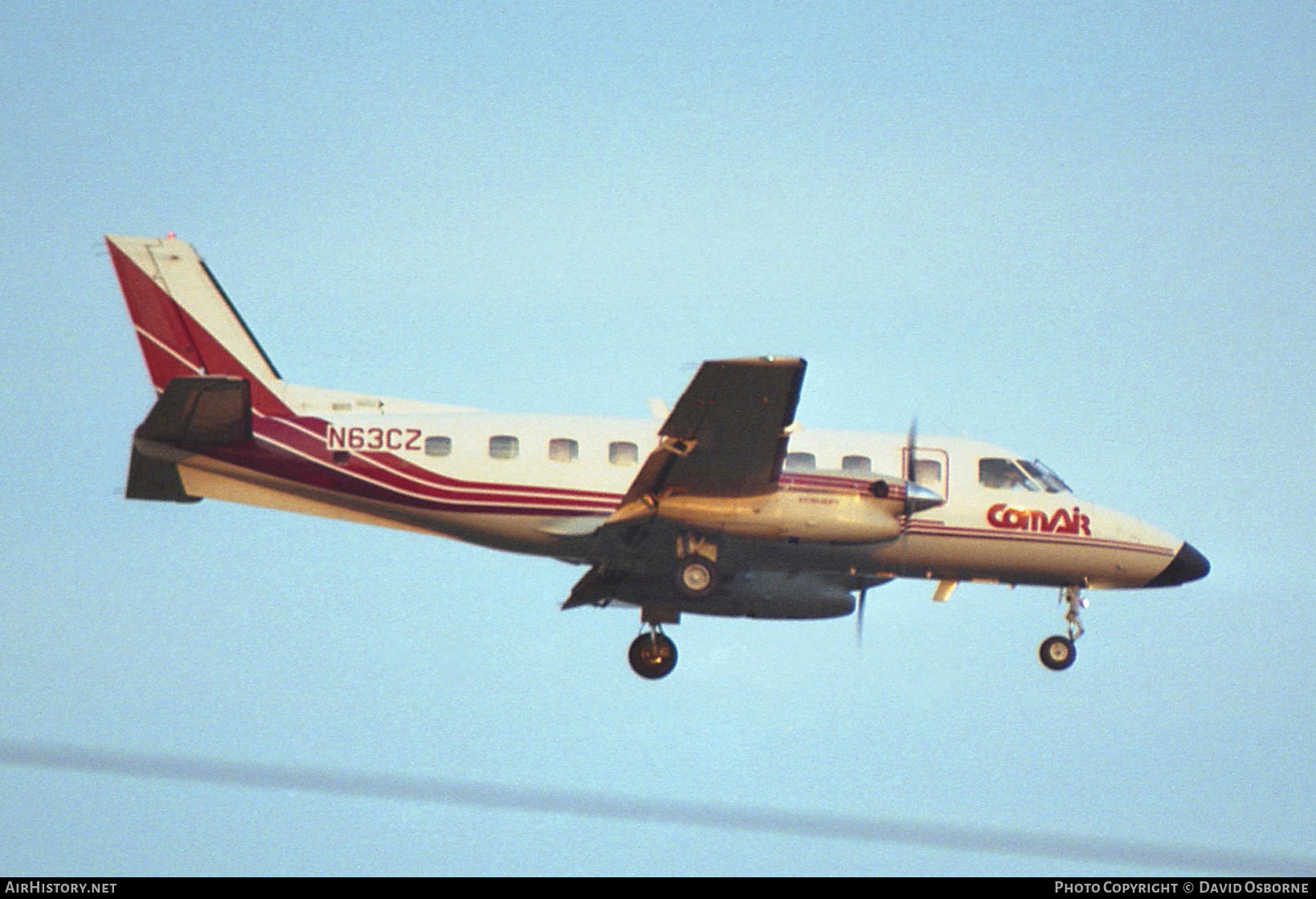 Aircraft Photo of N63CZ | Embraer EMB-110P1 Bandeirante | Comair | AirHistory.net #708394