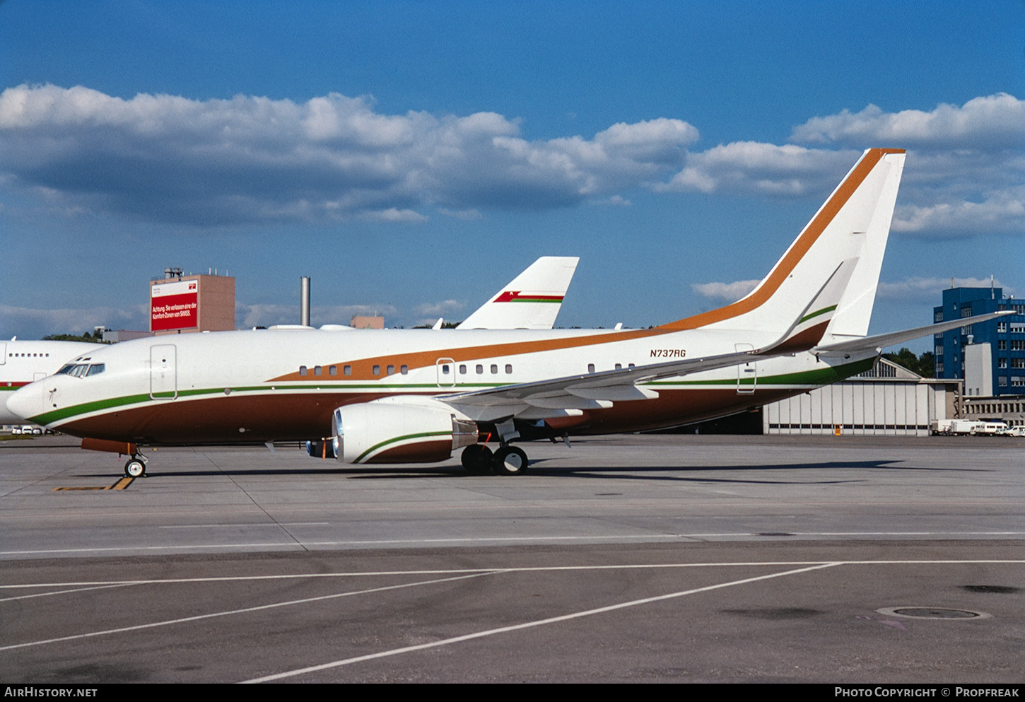 Aircraft Photo of N737AG | Boeing 737-7BF BBJ | AirHistory.net #708421