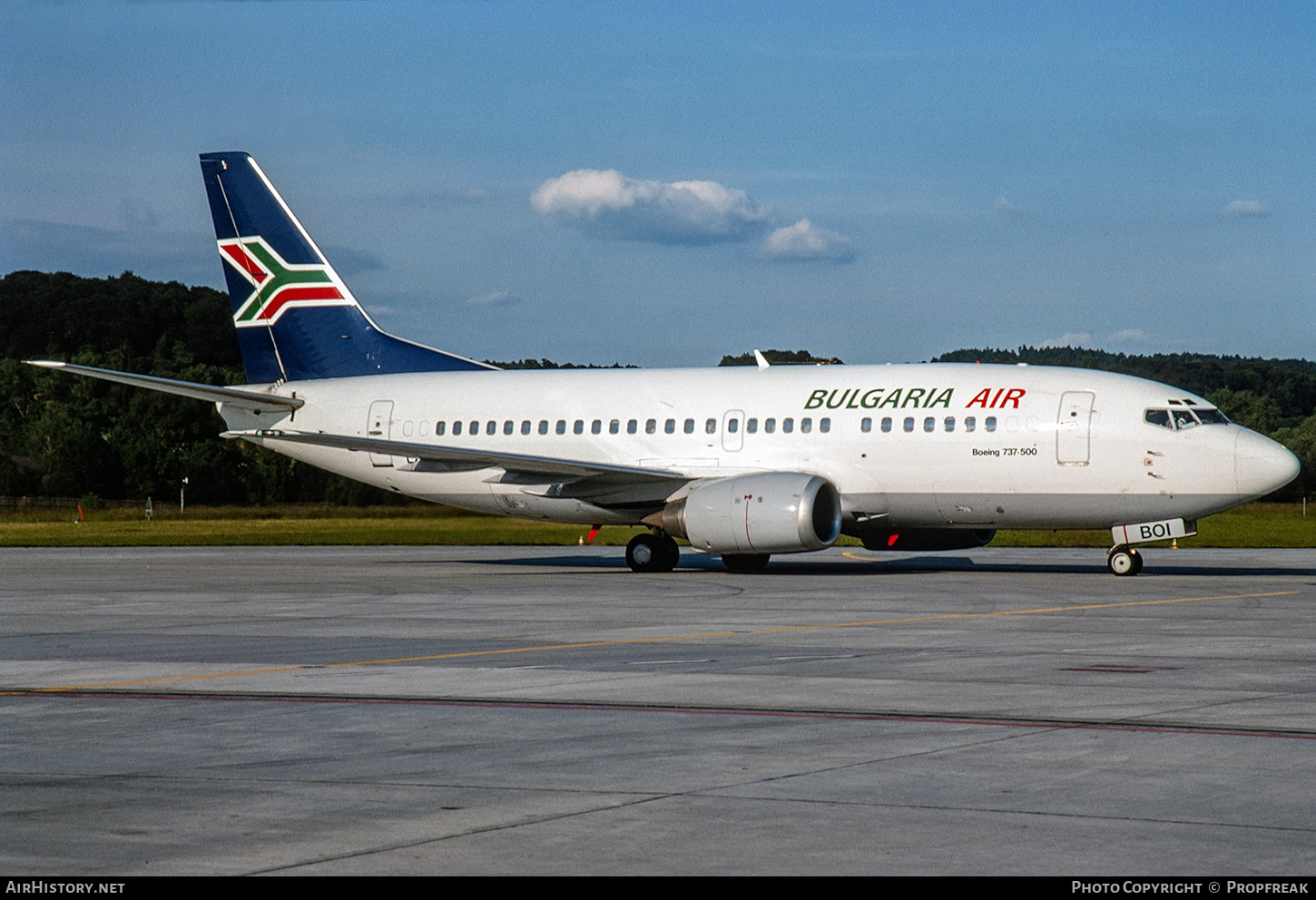 Aircraft Photo of LZ-BOI | Boeing 737-530 | Bulgaria Air | AirHistory.net #708423